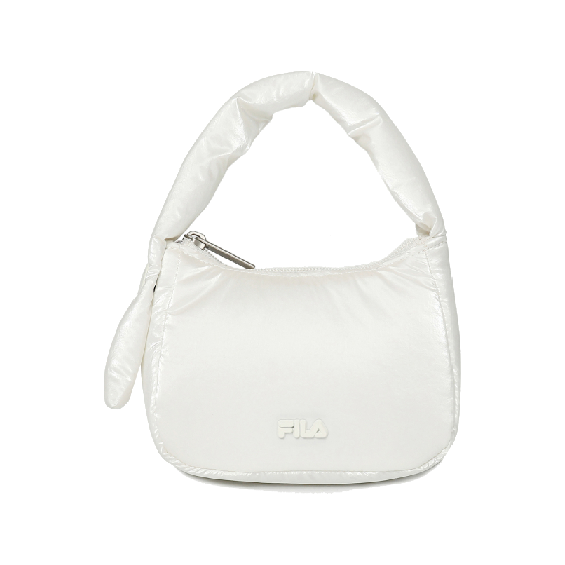 1100FS254EQ01F001175 [6% 적립] FILA Puffer Micro Bag Charm White