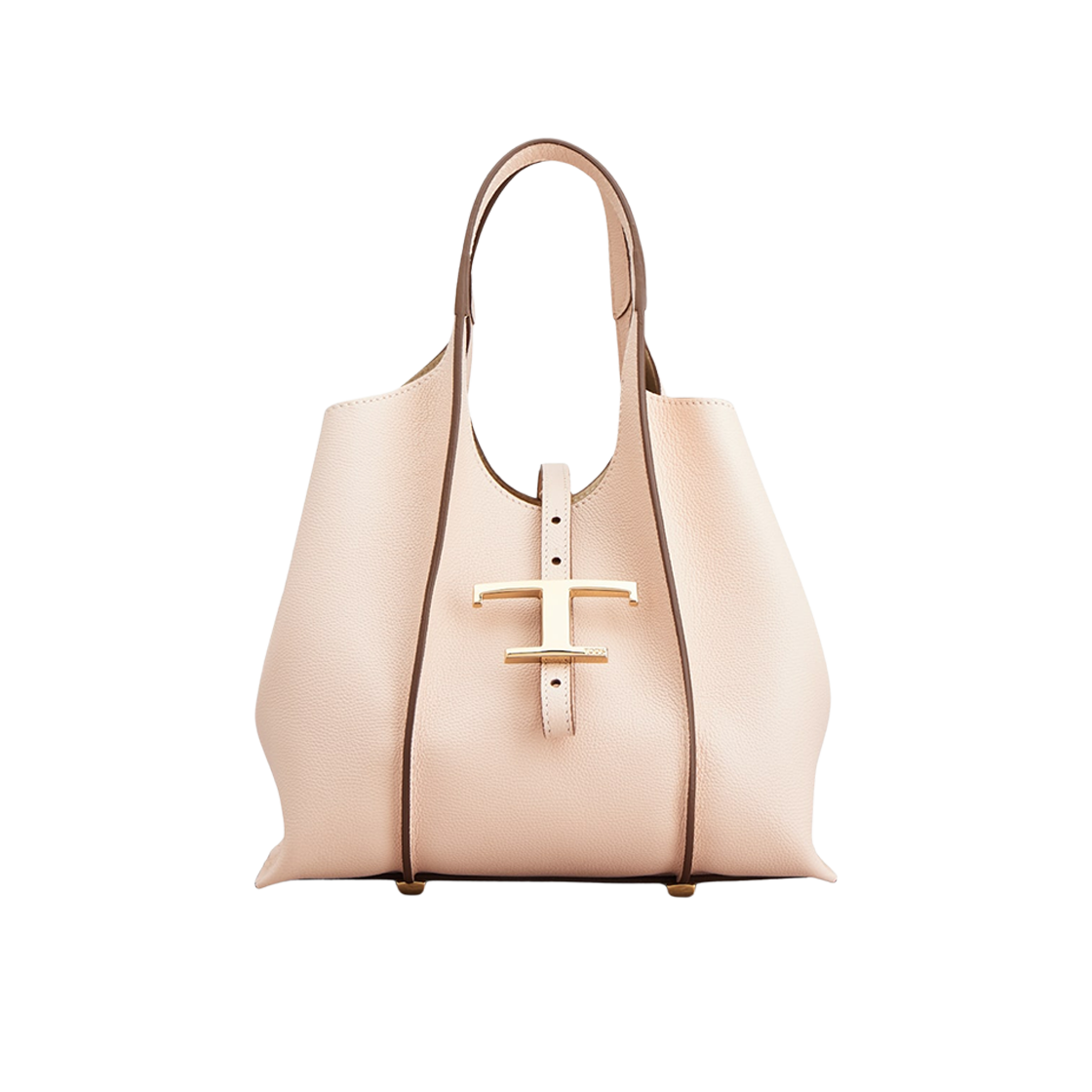 토즈 T 타임리스 레더 미니 쇼핑백 핑크(Tod's T Timeless Shopping Bag in Leather Mini Pink)