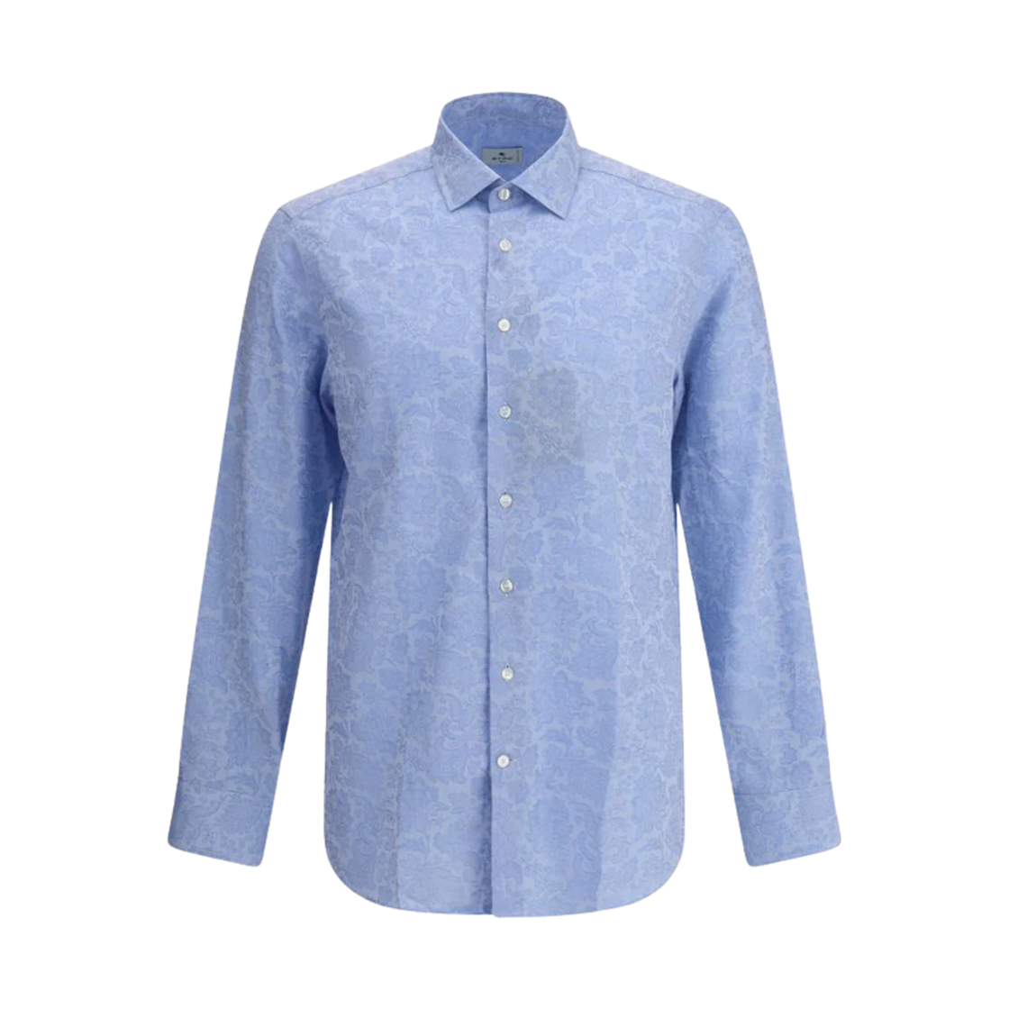 MRIB000199TJ599B0028 Etro Pattern Jacquard Shirt Light Blue