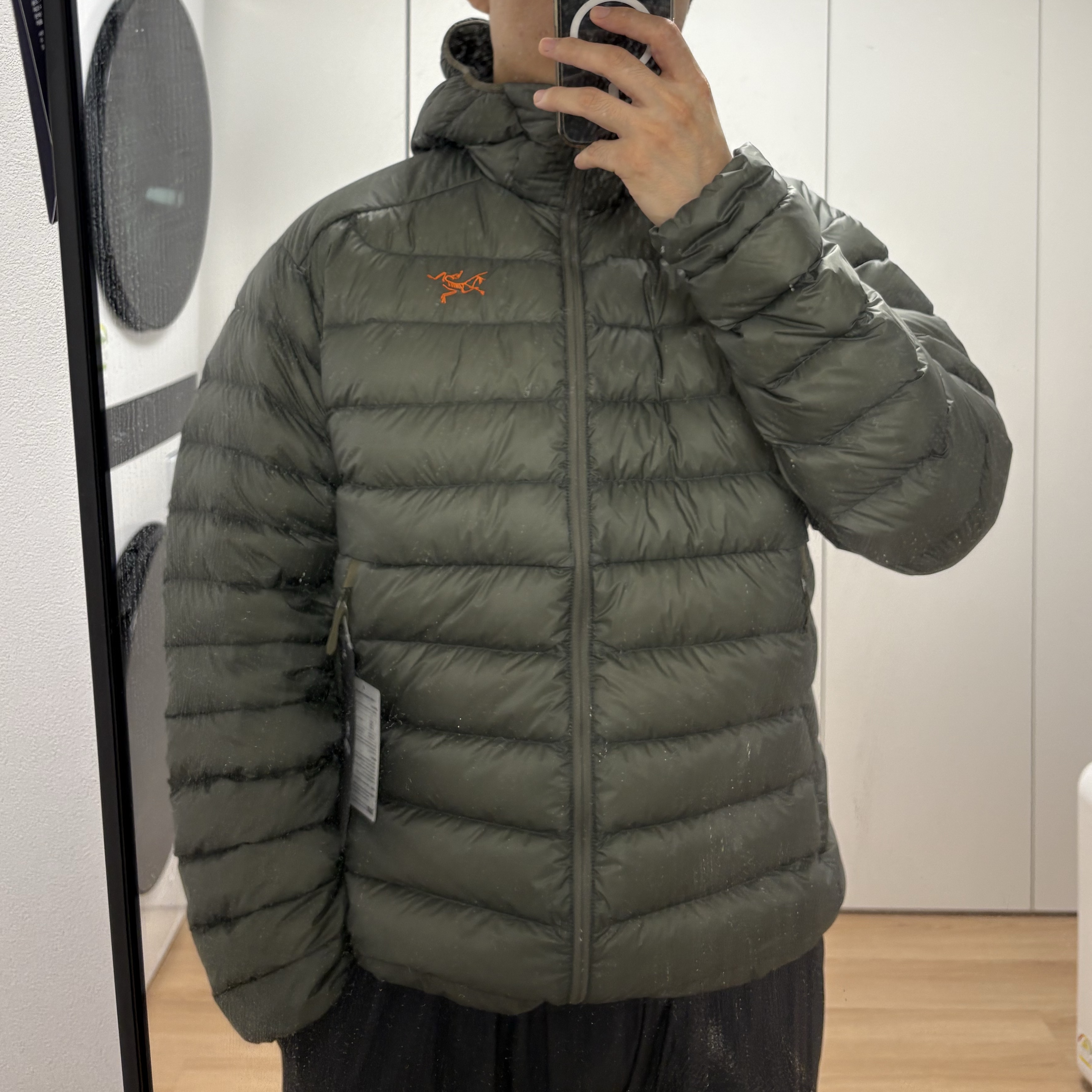 Arc'teryx Cerium Hoody Forage Verve 착용 스타일 - 1