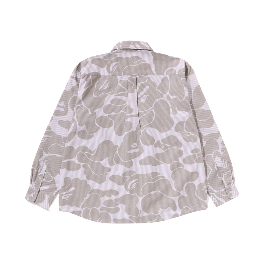 베이프 스트라이프 카모 릴렉스드 핏 셔츠 베이지(BAPE Stripe Camo Relaxed Fit Shirt Beige) - 2