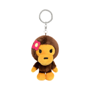 BAPE Baby Lisa Plush Doll Keychain Brown