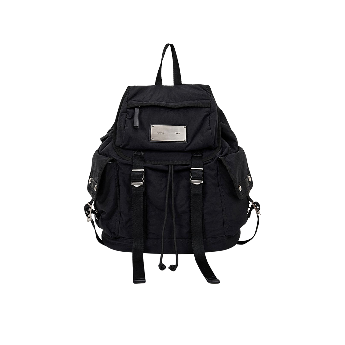 마뗑킴 포켓 유틸리티 라지 백팩 블랙(Matin Kim Pocket Utility Large Backpack Black)