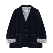 FRITUR Velour Tailored Lace Jacket