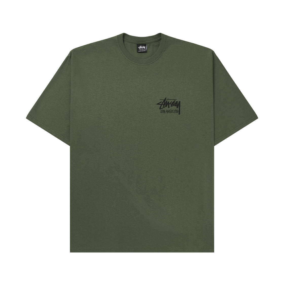 스투시 스탁 로스앤젤레스 티셔츠 올리브(Stussy Stock Los Angeles T-Shirt Olive) - 2