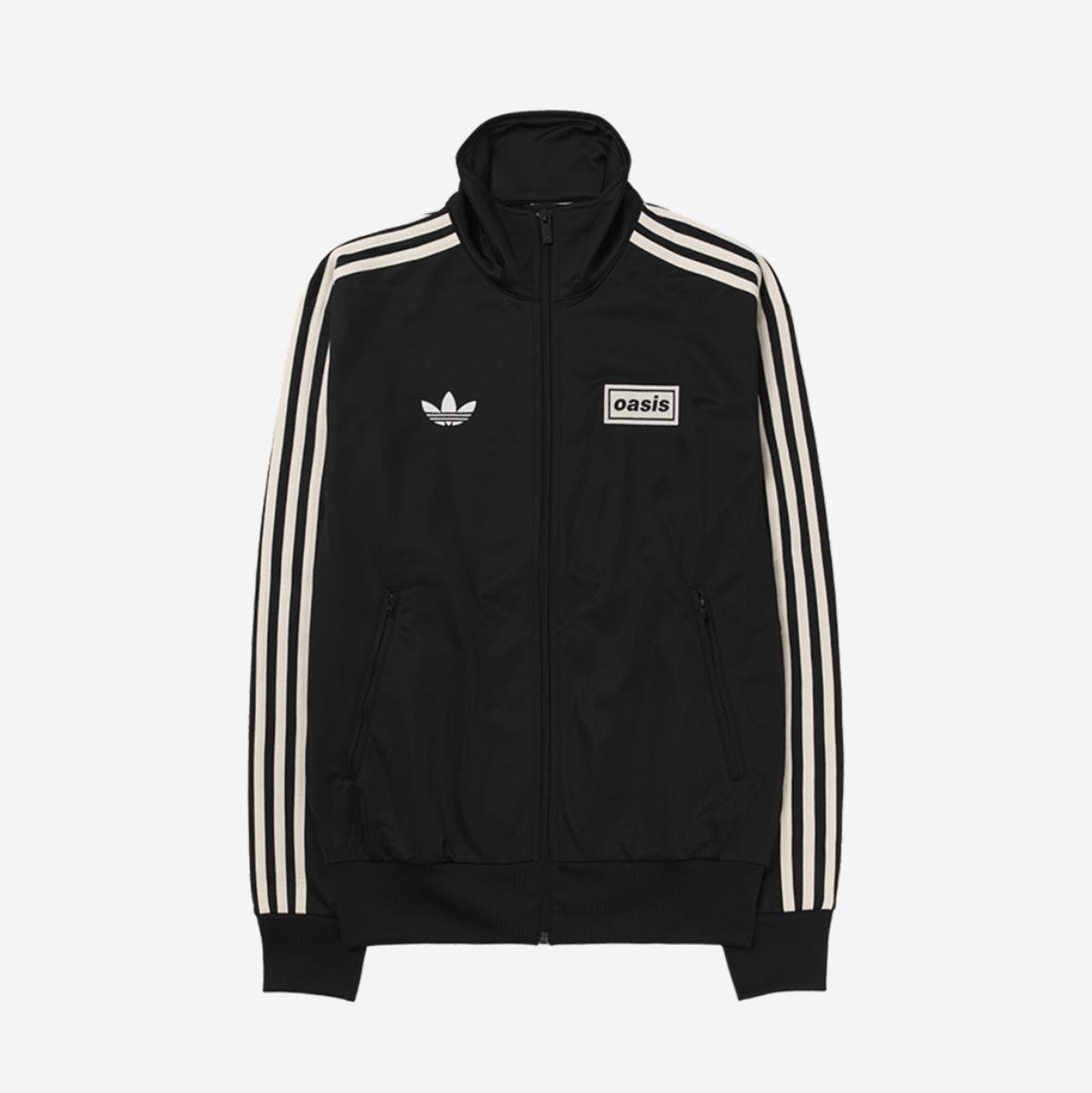 Adidas x Oasis Tour Firebird Track Top Black - US Sizing 착용 스타일