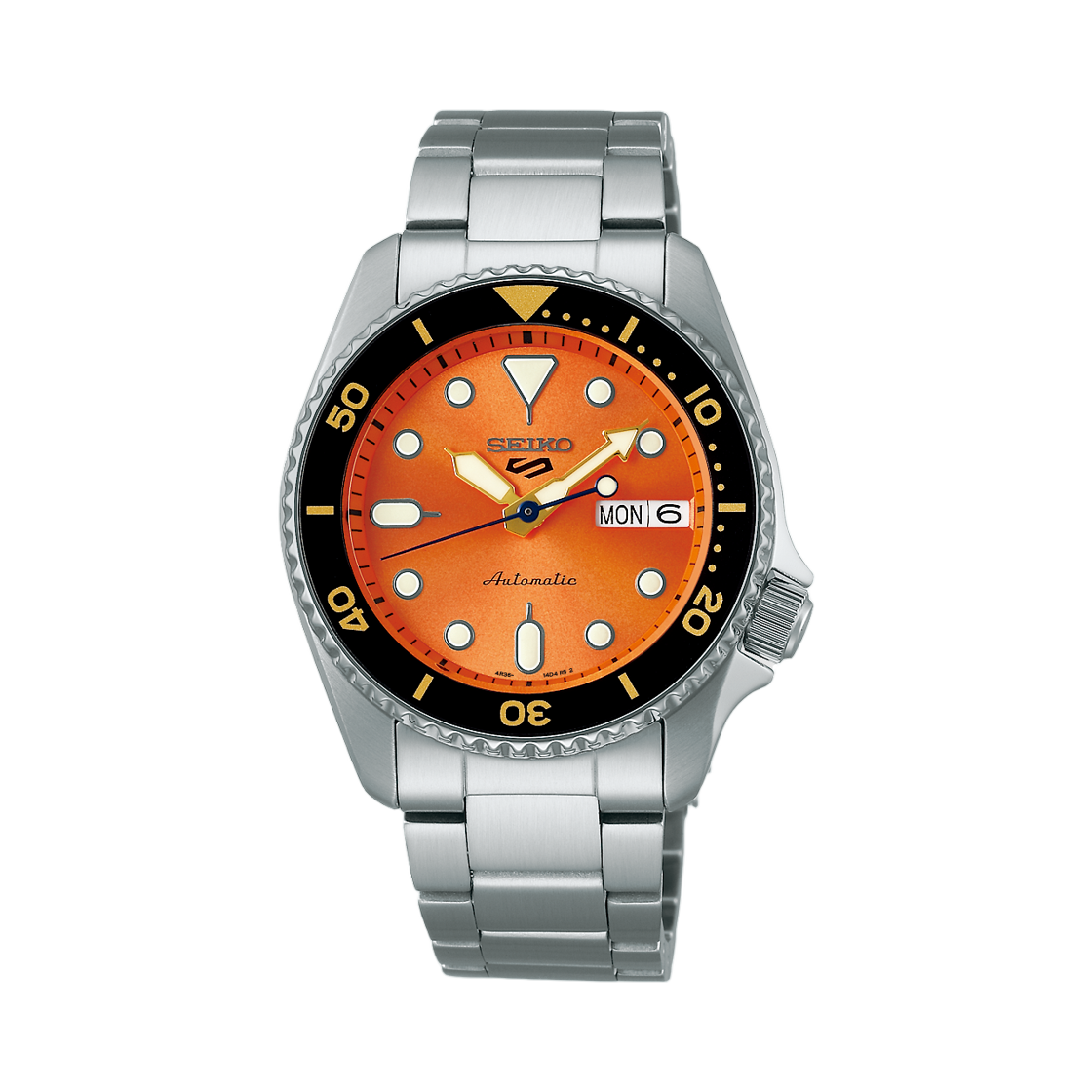 세이코 SRPK35 5 스포츠 SKX 시리즈 실버 오렌지(Seiko SRPK35 5 Sports SKX Series Silver Orange) - 1