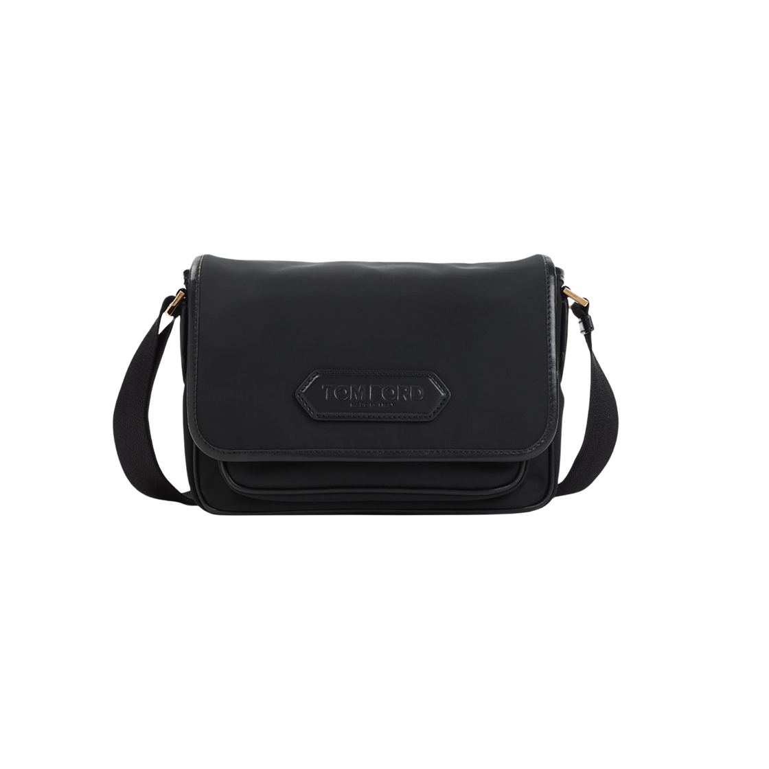 H0643-TNY017G-1N001 Tom Ford Logo Messenger Bag Black