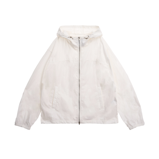 W) 마뗑킴 로고 코팅 점퍼 아이보리 | Matin Kim | KREAM