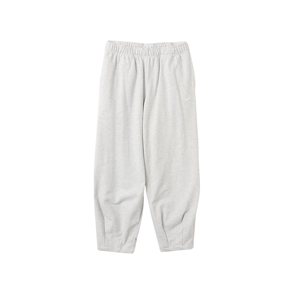 HJ1823-051 Nike Club Fleece Oversized French Terry Pants Birch Heather White - Asia