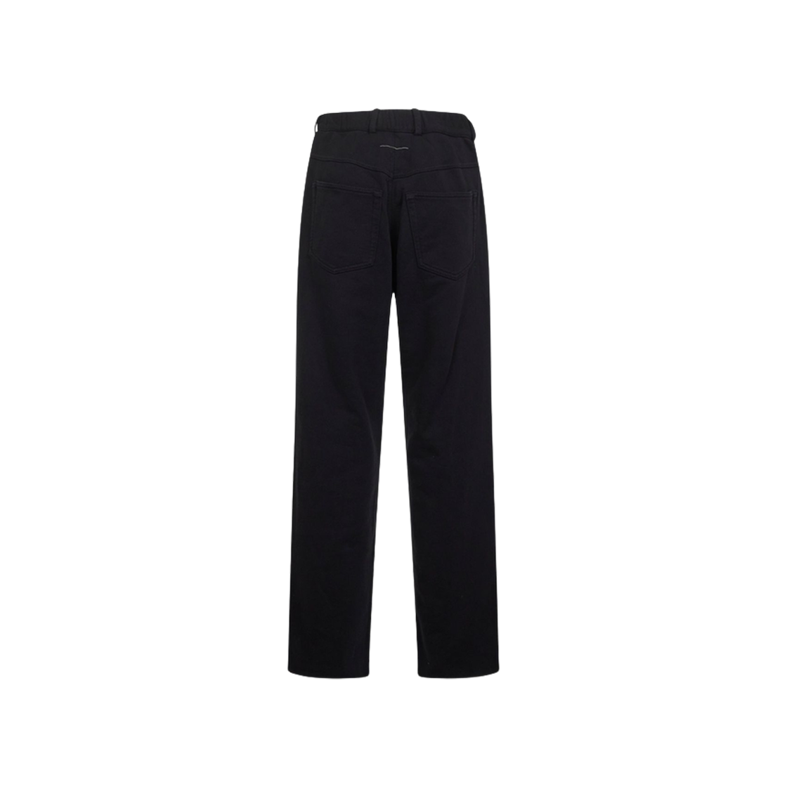 (W) MM6 메종 마르지엘라 코튼 트라우저 블랙((W) MM6 Maison Margiela Cotton Trousers Black) - 2