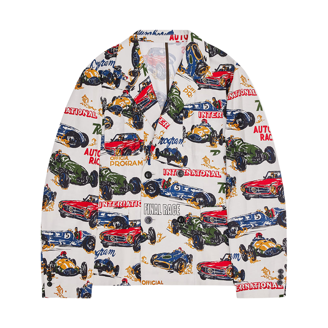 사카이 카 레이스 프린티드 자켓 멀티(Sacai Car Race Printed Jacket Multi)