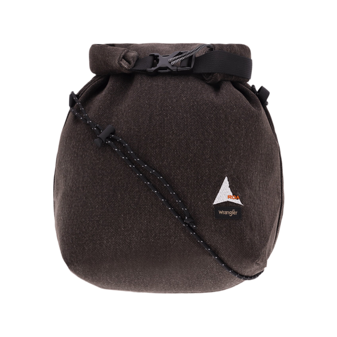 OBUW202FA02-BRW0003 ROA Wrangler Yuna Crossbody Bag Dark Brown