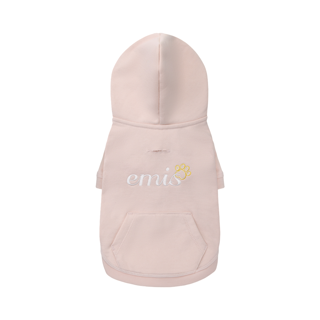 이미스 펫 레터링 로고 집업 후드 핑크(Emis Pet Lettering Logo Zip Up Hoodie Pink)