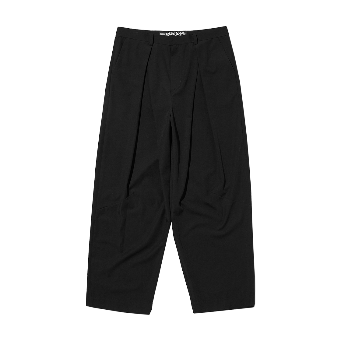 스웨이드 원 턱 슬랙스 블랙(Suade One Tuck Slacks Black)