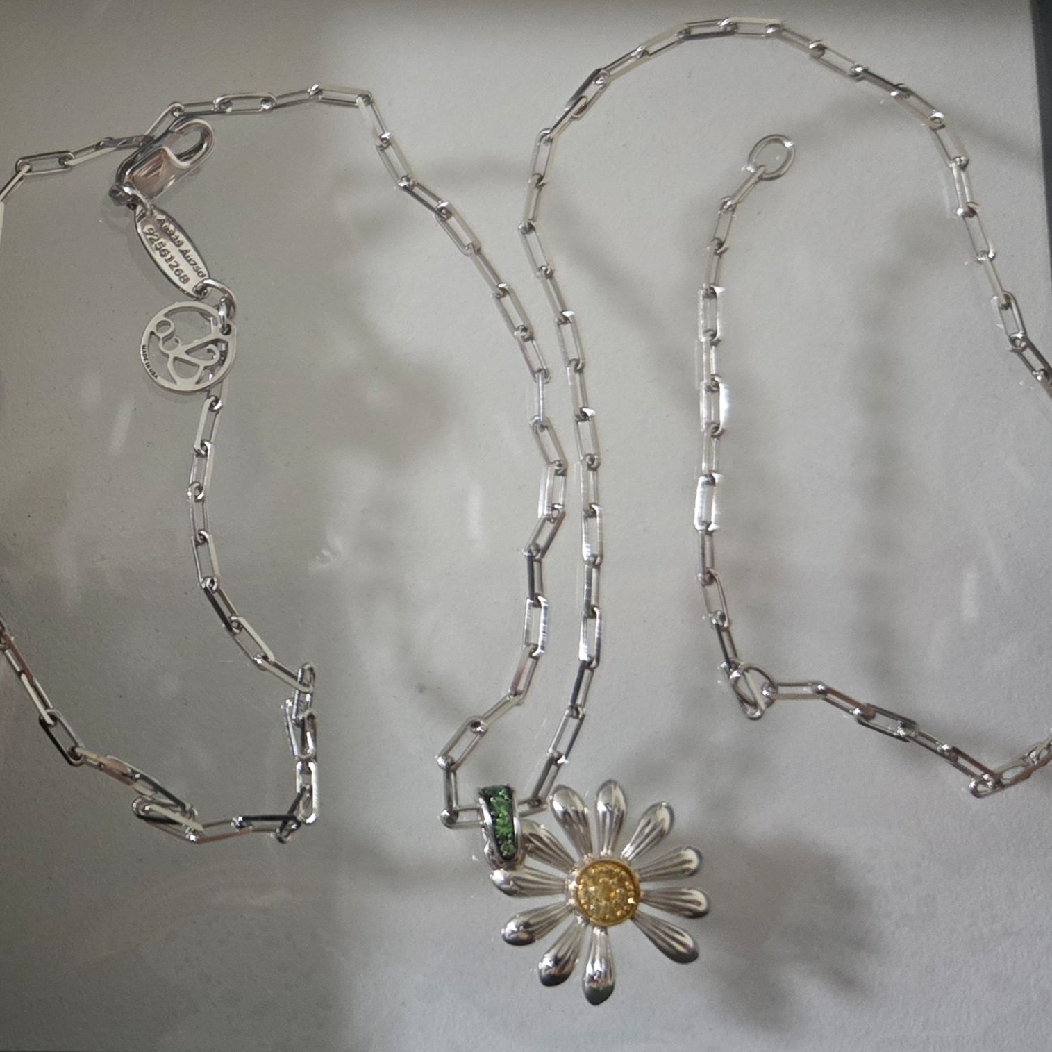Jacob & Co x Peaceminusone Pendant Sterling Silver & Yellow Gold 착용 스타일 - 2