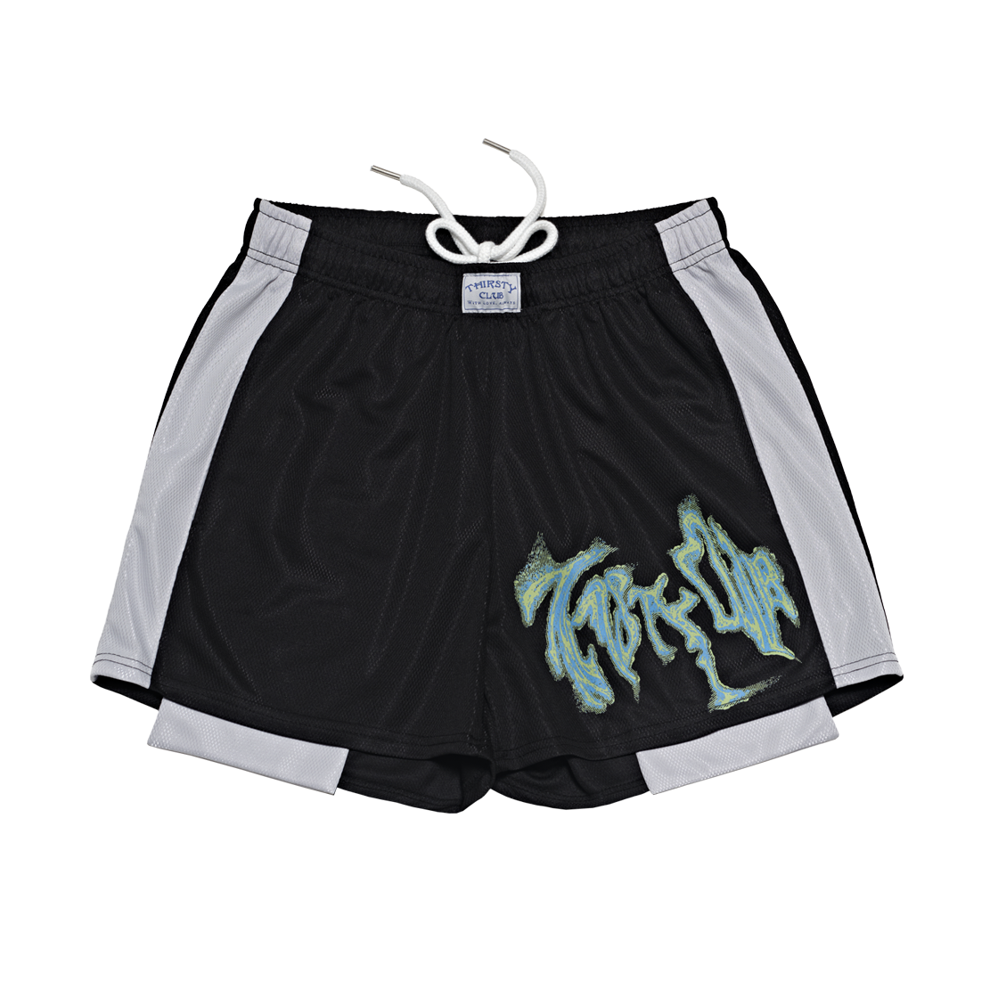 떨스티클럽 앨리웁 메쉬 숏 팬츠 - 블랙(THIRSTY CLUB Alleyoop Mesh Short Pants - Black)