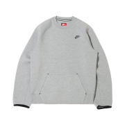 Nike NSW Tech Fleece OG Crewneck Sweatshirt Dark Grey Heather Black - Asia