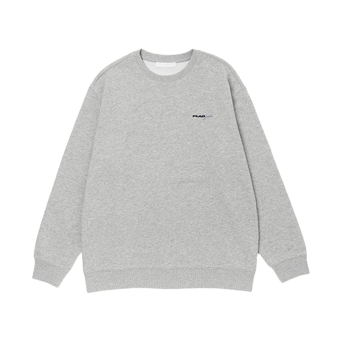 플랙 미니 로고 스웨트셔츠 멜란지 그레이(PLAC Mini Logo Sweatshirt Melange Gray)