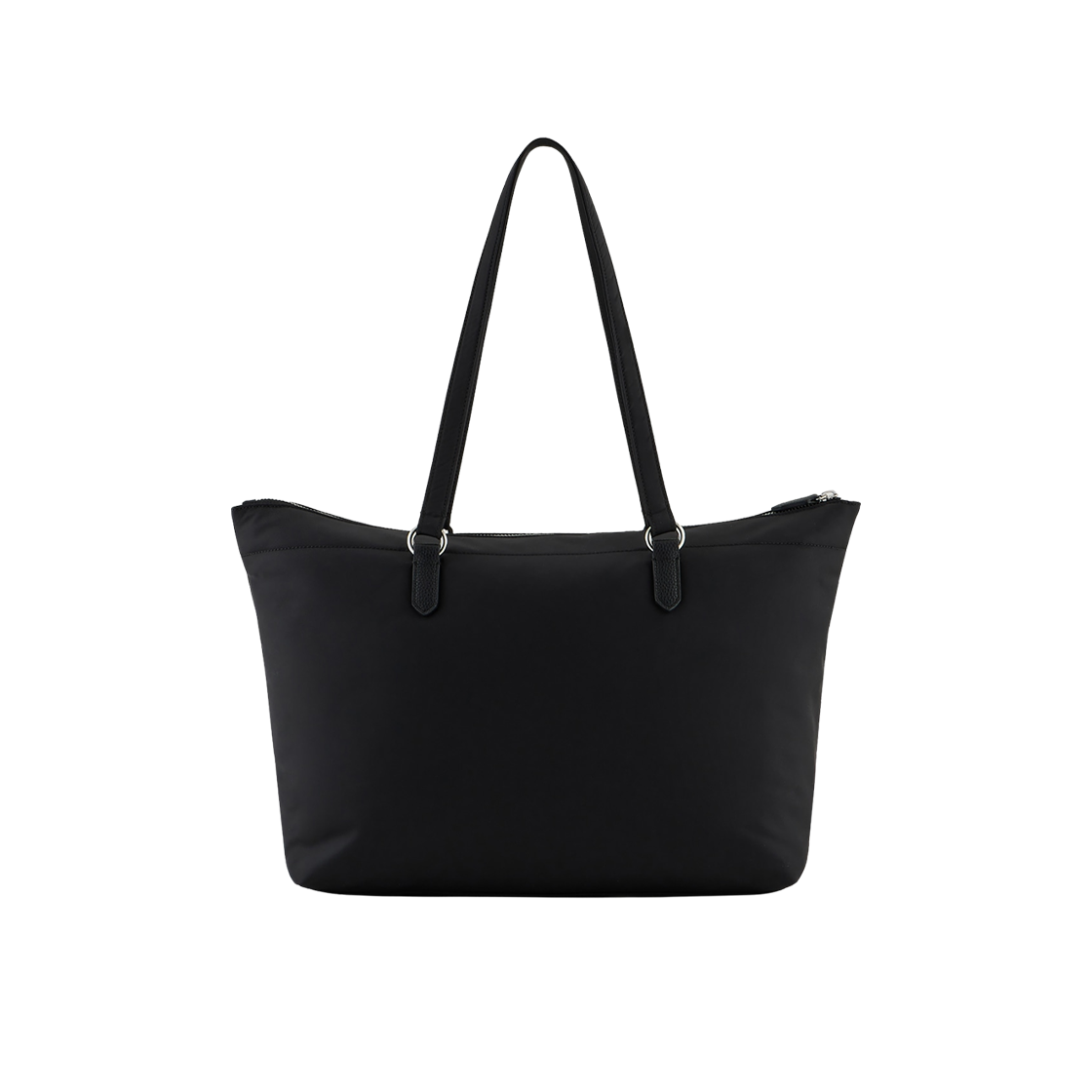 엠포리오 아르마니 이글 플라크 ASV 재생 나일론 쇼핑백 블랙(Emporio Armani ASV Recycled Nylon Shopping Bag with Eagle Plaque Black) - 2