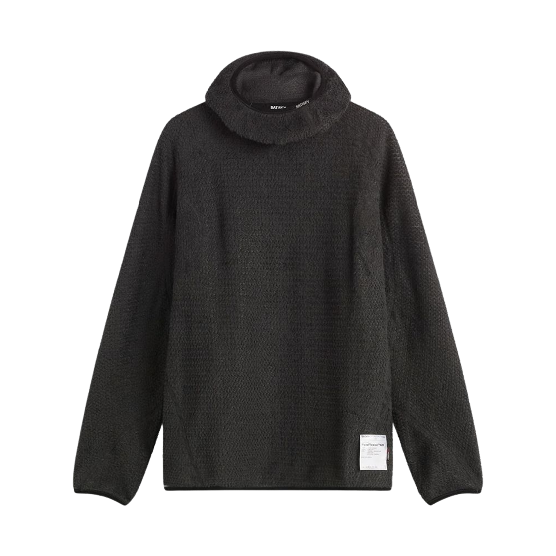 새티스파이 퍼즈플리스 AD 라이트 후드 팬텀(Satisfy Fuzzfleece AD Light Hoodie Phantom)