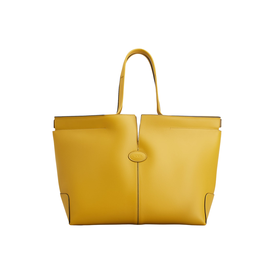 토즈 레더 미디움 디아이 백 폴리오 옐로우(Tod's Di Bag Folio in Leather Medium Yellow)