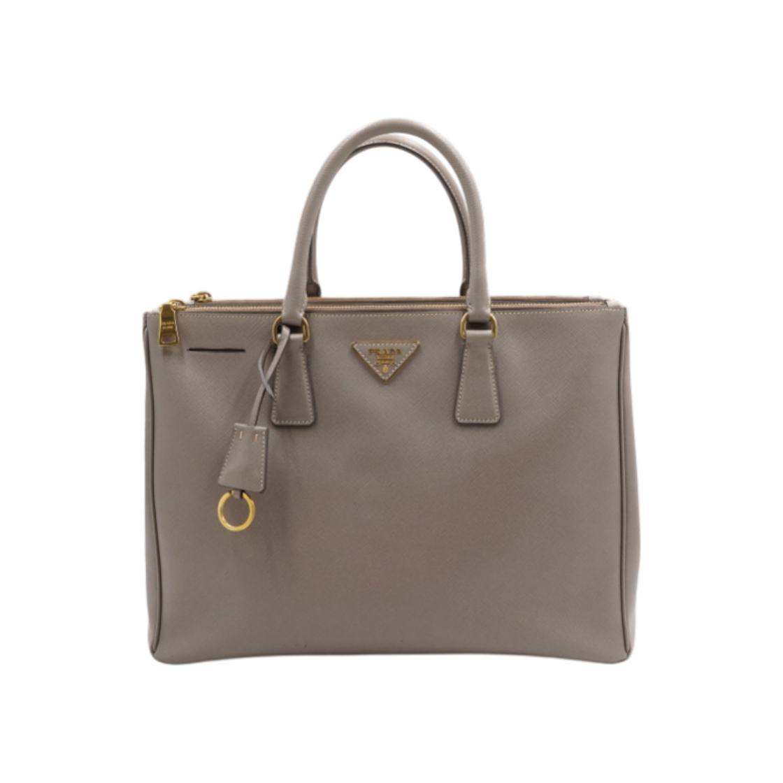ITVTF2JATTJ7 Prada BN1786 Saffiano Lux Gold Logo Tote Bag