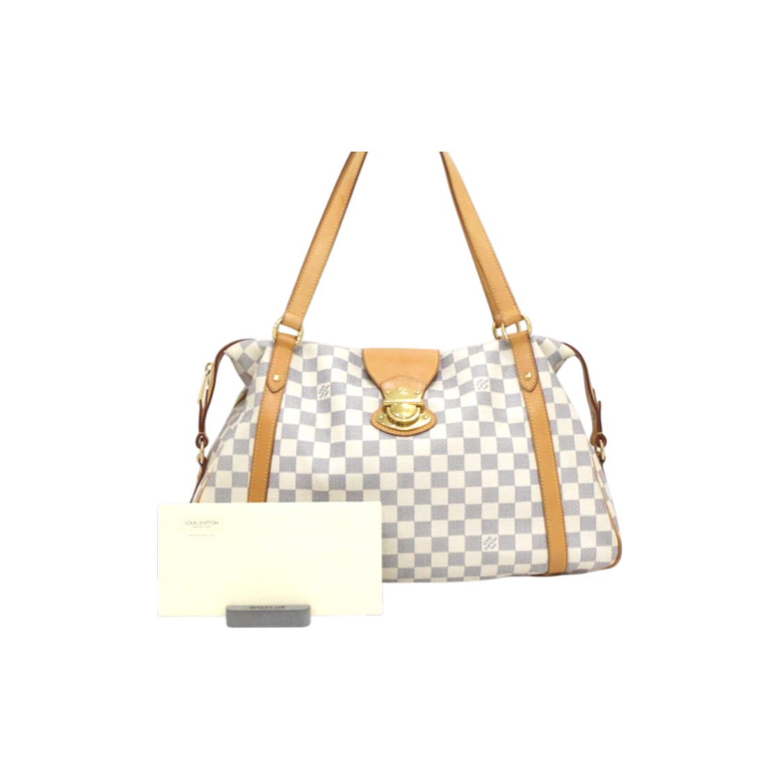 ITRW3QNQKVDT Louis Vuitton Damier Azur Canvas N42221