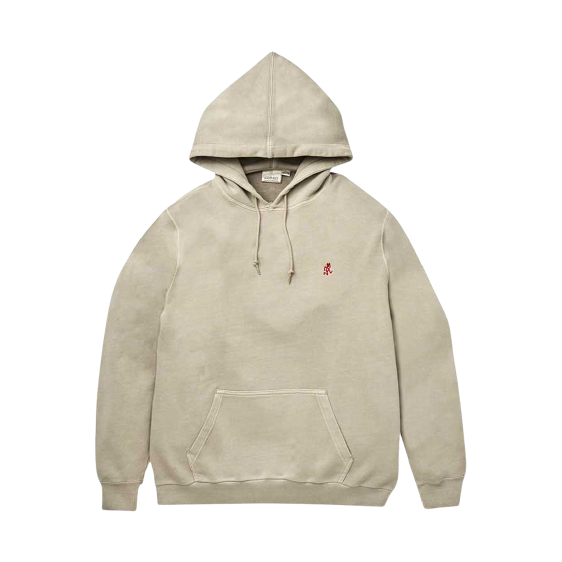 그라미치 원 포인트 후드 스웨트셔츠 피그먼트 오트 - US 사이즈(Gramicci One Point Hooded Sweatshirt Pigment Oat - US Sizing)