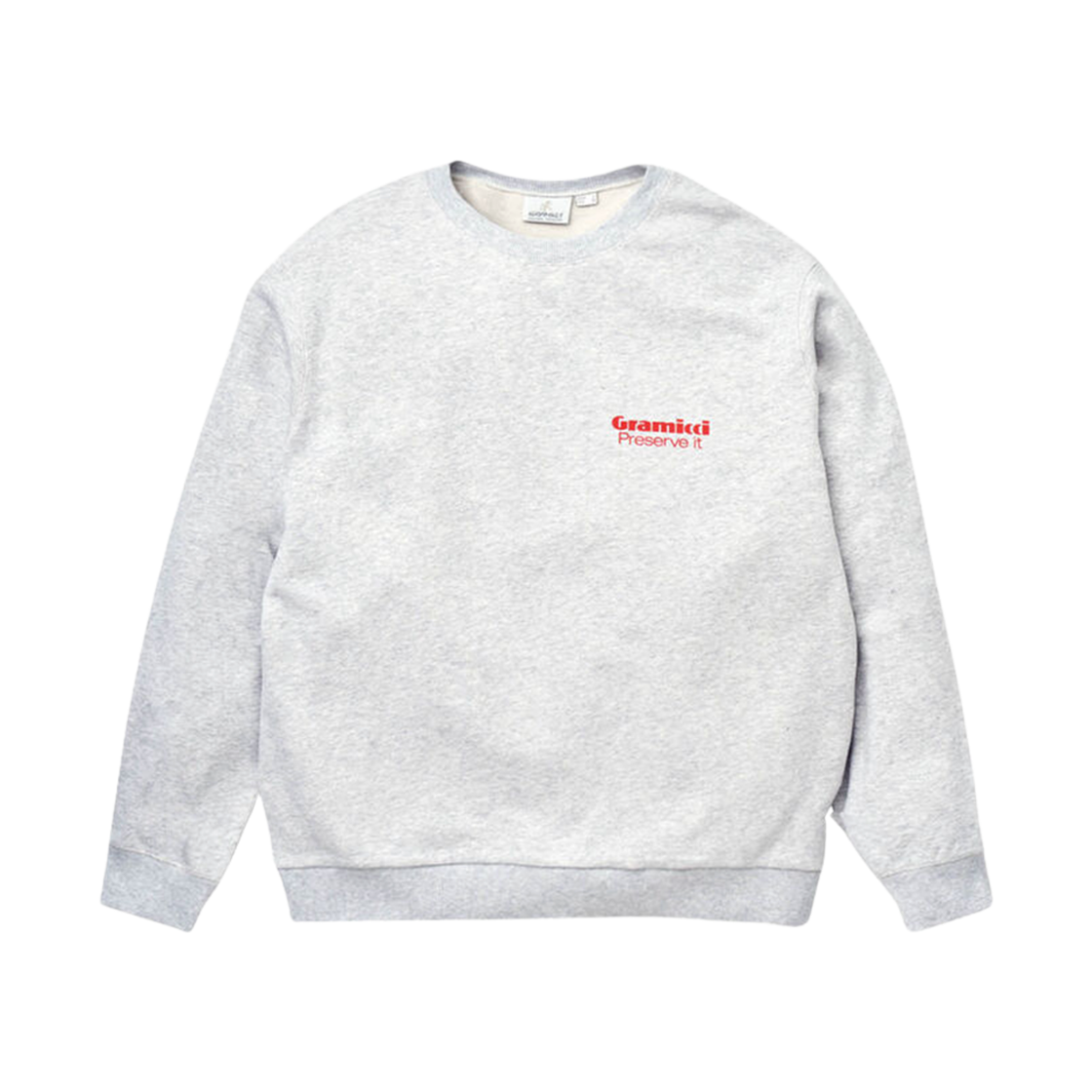 G4FU-J115 Gramicci Preserve It Sweatshirt Grey Heather - US Sizing