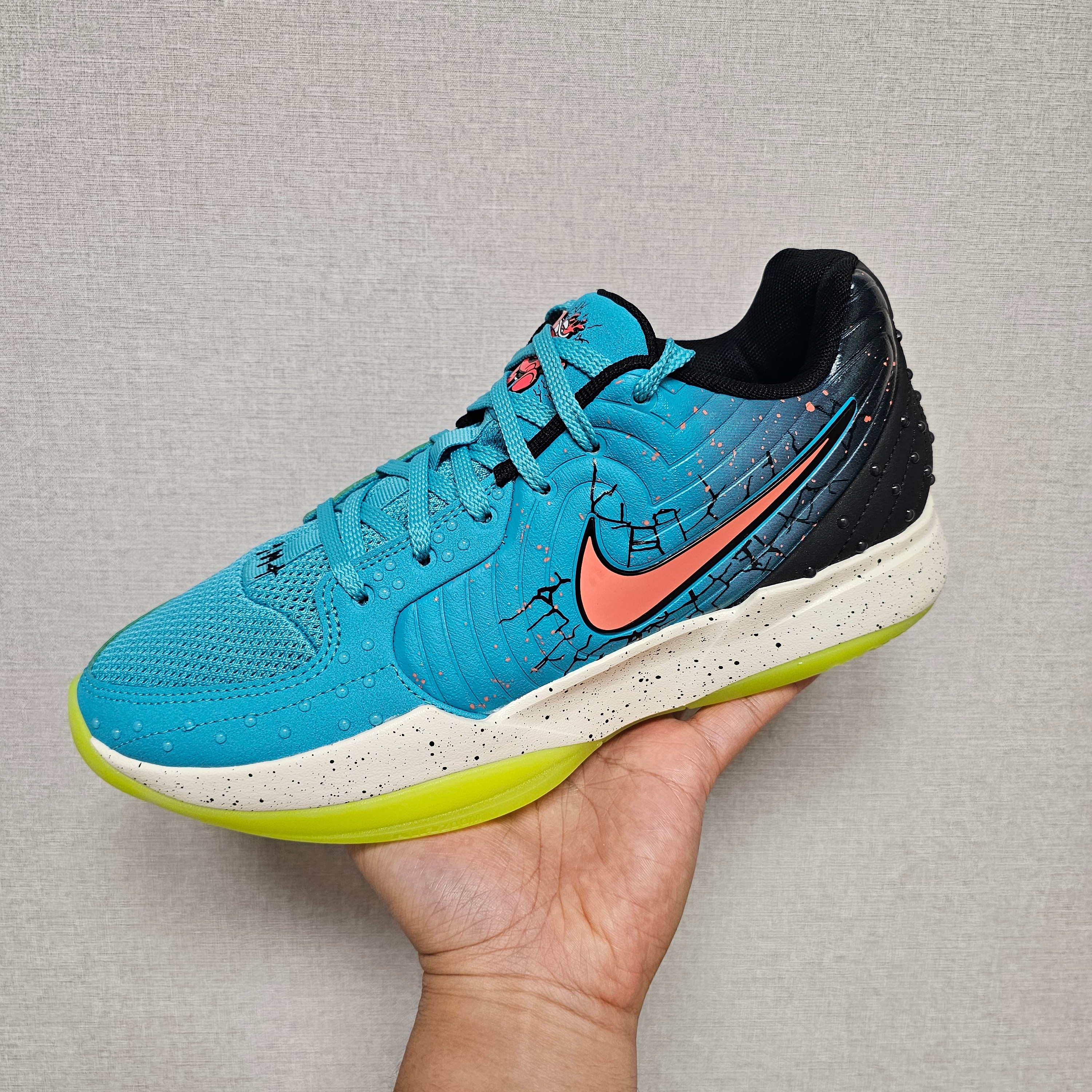 Nike x Kool-Aid Ja 2 EP Mixed Berry Bright Crimson Flat Silver 착용 스타일 - 2