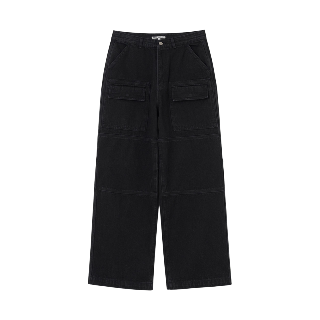 ML640BLK Millo Archive Jen Front Cargo Pants Black