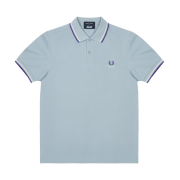Palace x Fred Perry Shirt Dusty Blue - 25FW