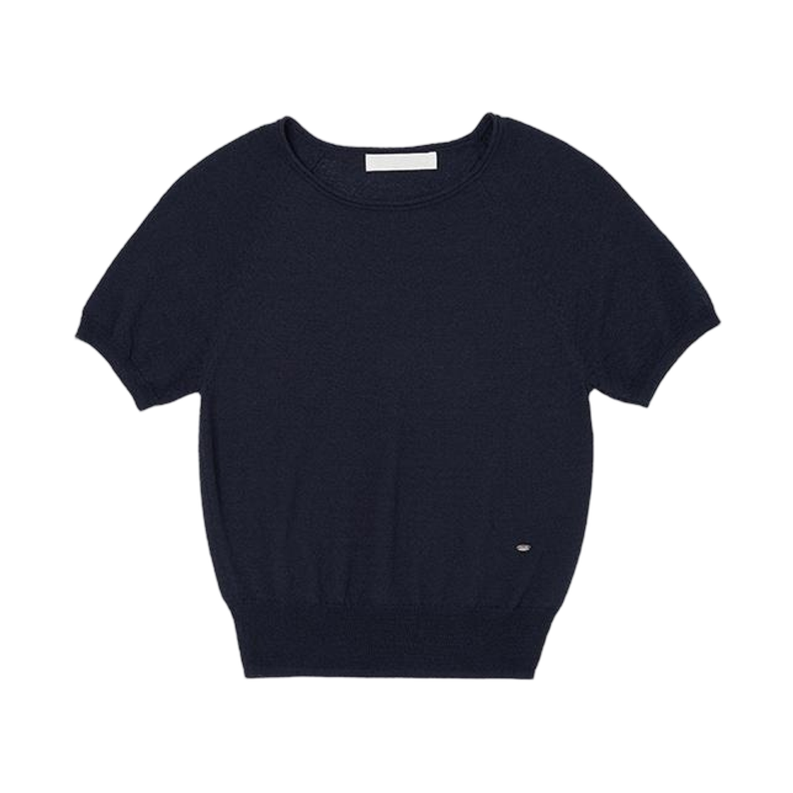 (W) 플랙 라운드넥 래글런 니트 네이비((W) PLAC Round Neck Raglan Knit Navy)