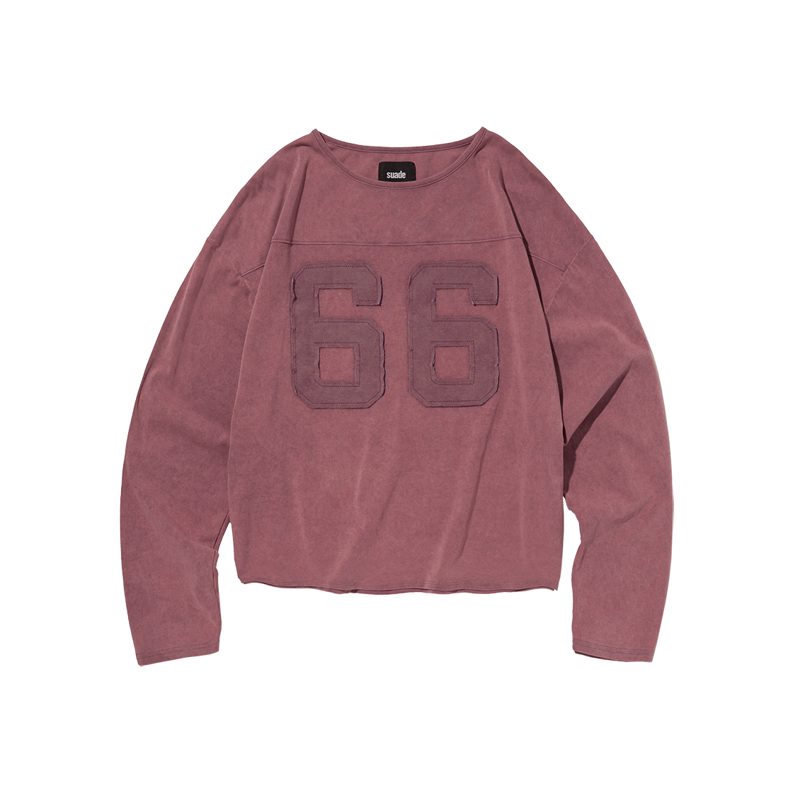 스웨이드 66 워시드 롱슬리브 버건디(Suade 66 Washed Long Sleeve Burgundy)