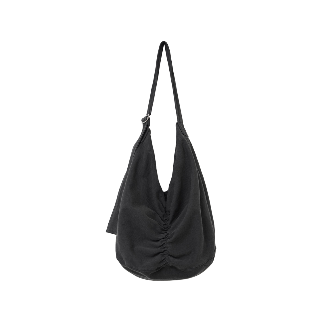 밀로 아카이브 데님 로우 셔링백 페이드 블랙(Millo Archive Denim Low Shirring Bag Fade Black)