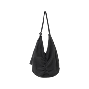 Millo Archive Denim Low Shirring Bag Fade Black