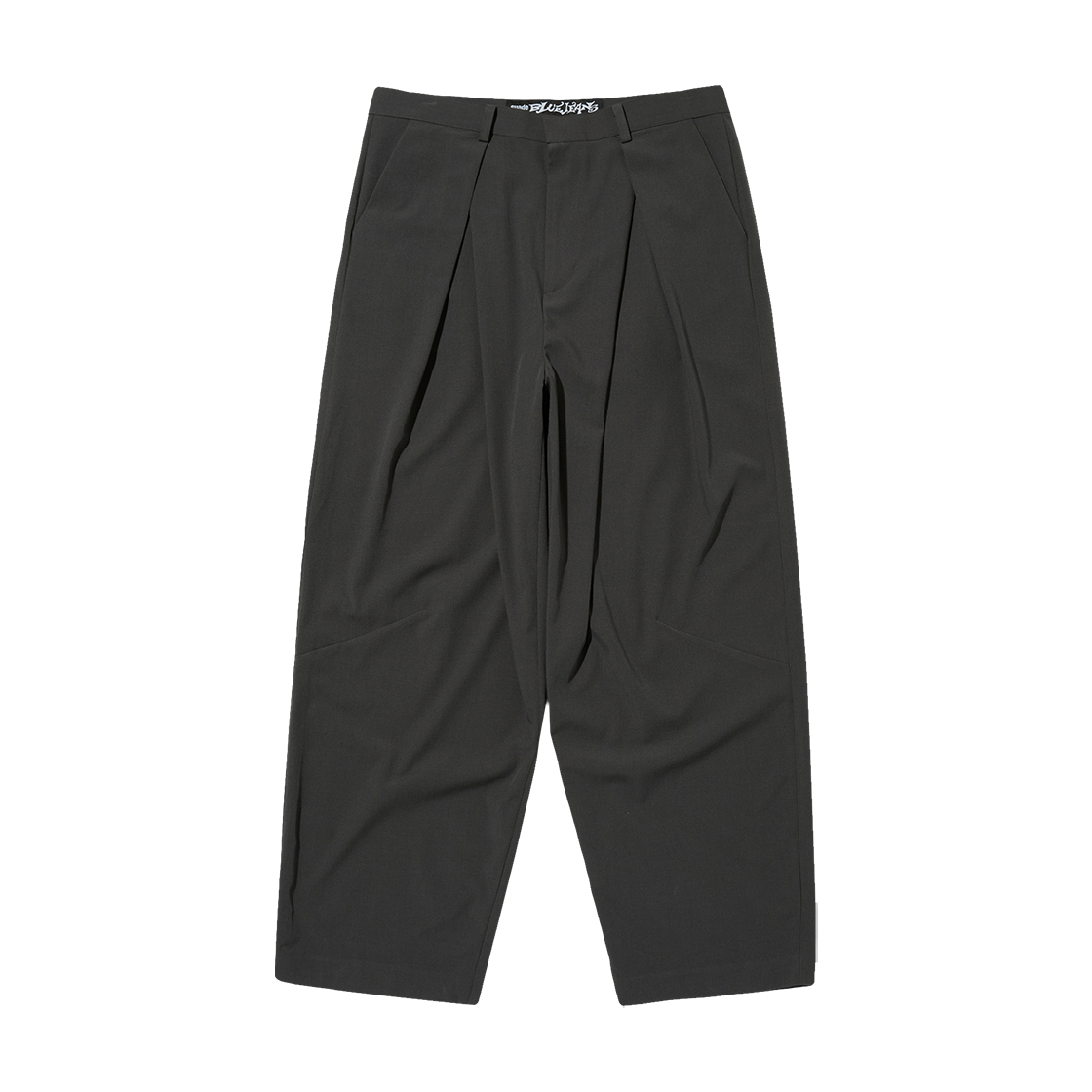 SDEFBO201GY Suade One Tuck Slacks Gray