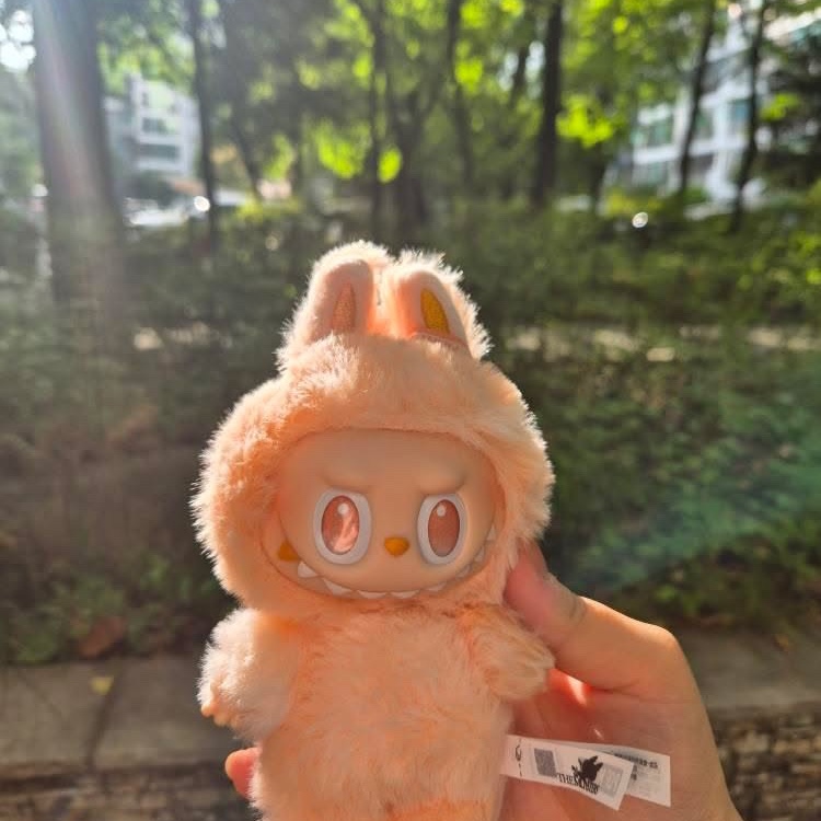 Pop Mart Labubu The Monsters Highlight Series Happiness Keyring (Opened Case) 착용 스타일