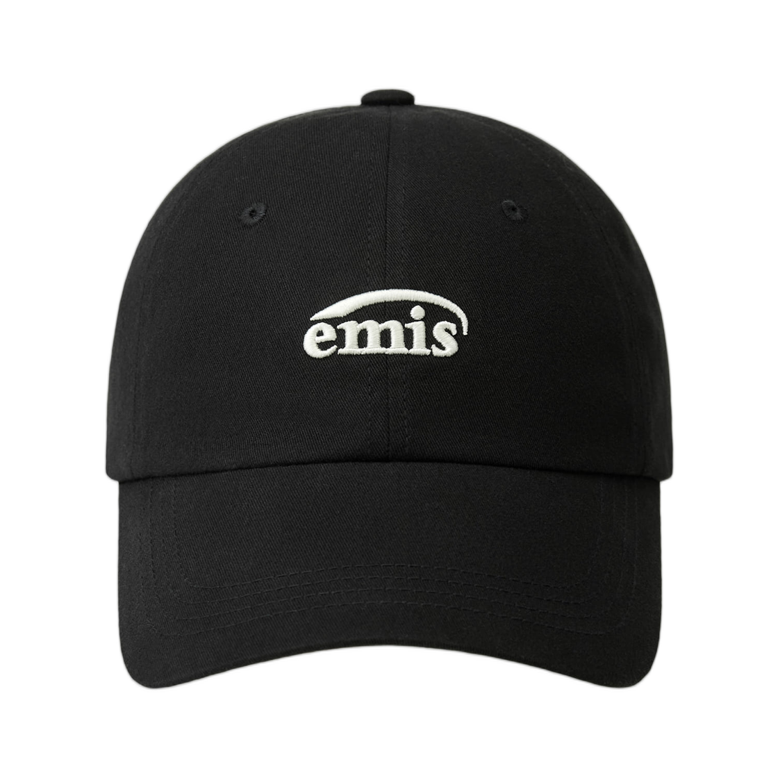 이미스 스몰 로고 볼 캡 블랙(Emis Small Logo Ball Cap Black)