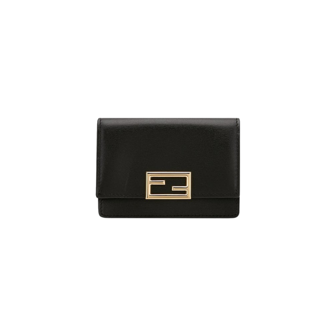 8M0466AHMOF0KUR Fendi Baguette Neck Strap Card Holder Black