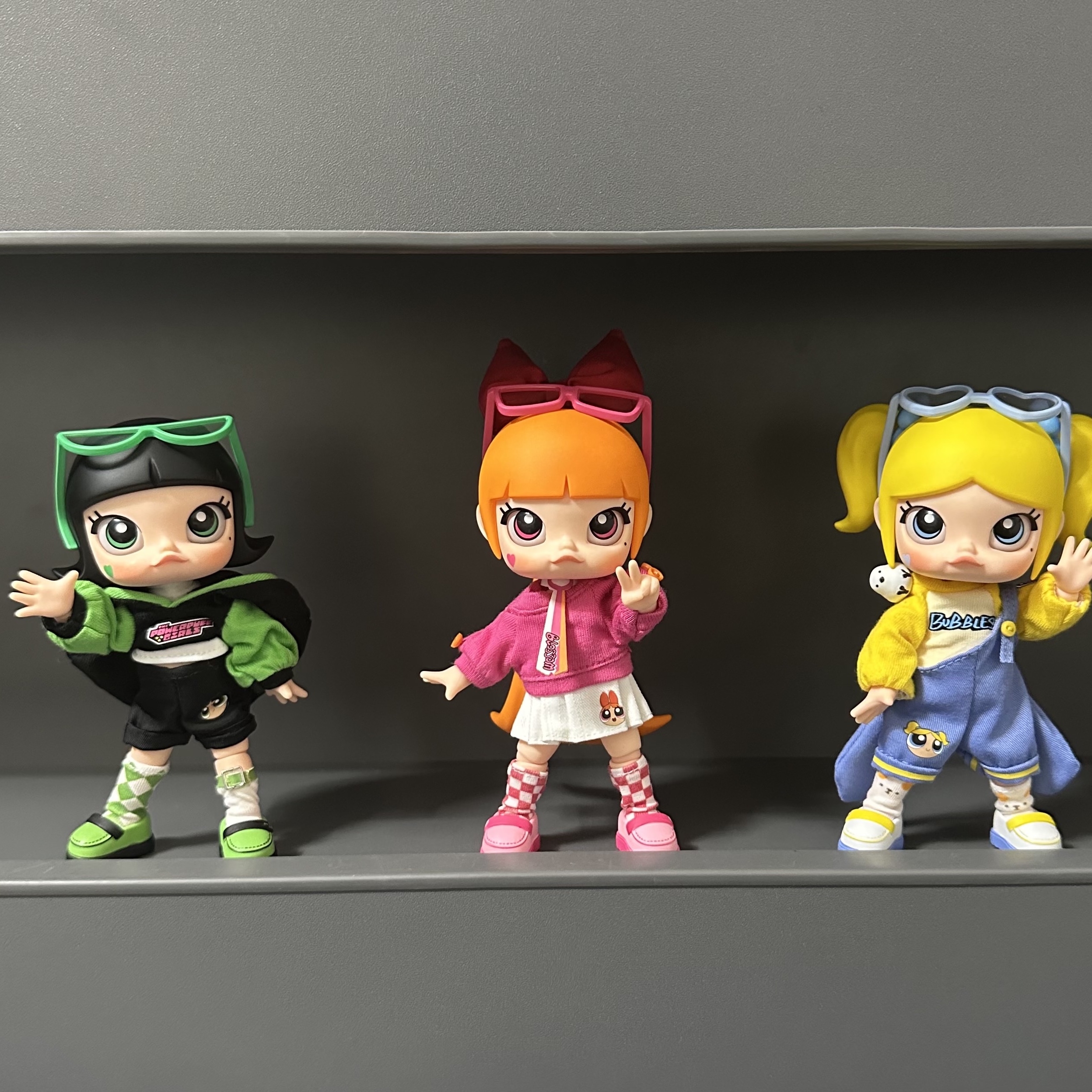 Pop Mart Molly x Powerpuff Girls Series BJD Sealed Case (3 Blind Boxes) 착용 스타일