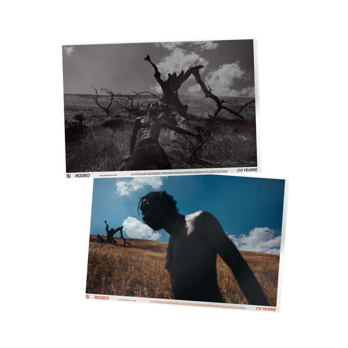 트래비스 스캇 로데오 10 이어즈 포스터 팩 2(Travis Scott Rodeo 10 Years Poster Pack II)