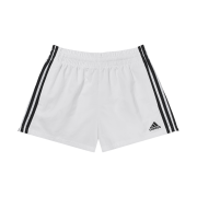 (W) Adidas 3-Stripes Woven Shorts White - KR Sizing