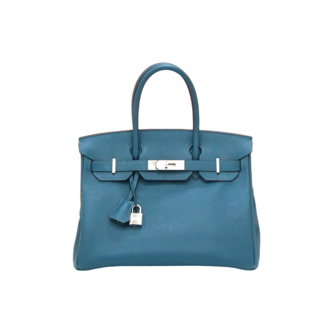 에르메스 H401701CK 실버 하드웨어 장식 에프솜 버트 보스포어 버킨 30 토트백 aa52932(Hermes Birkin 30 Tote in Epsom Vert Bosphore with Silver Hardware)