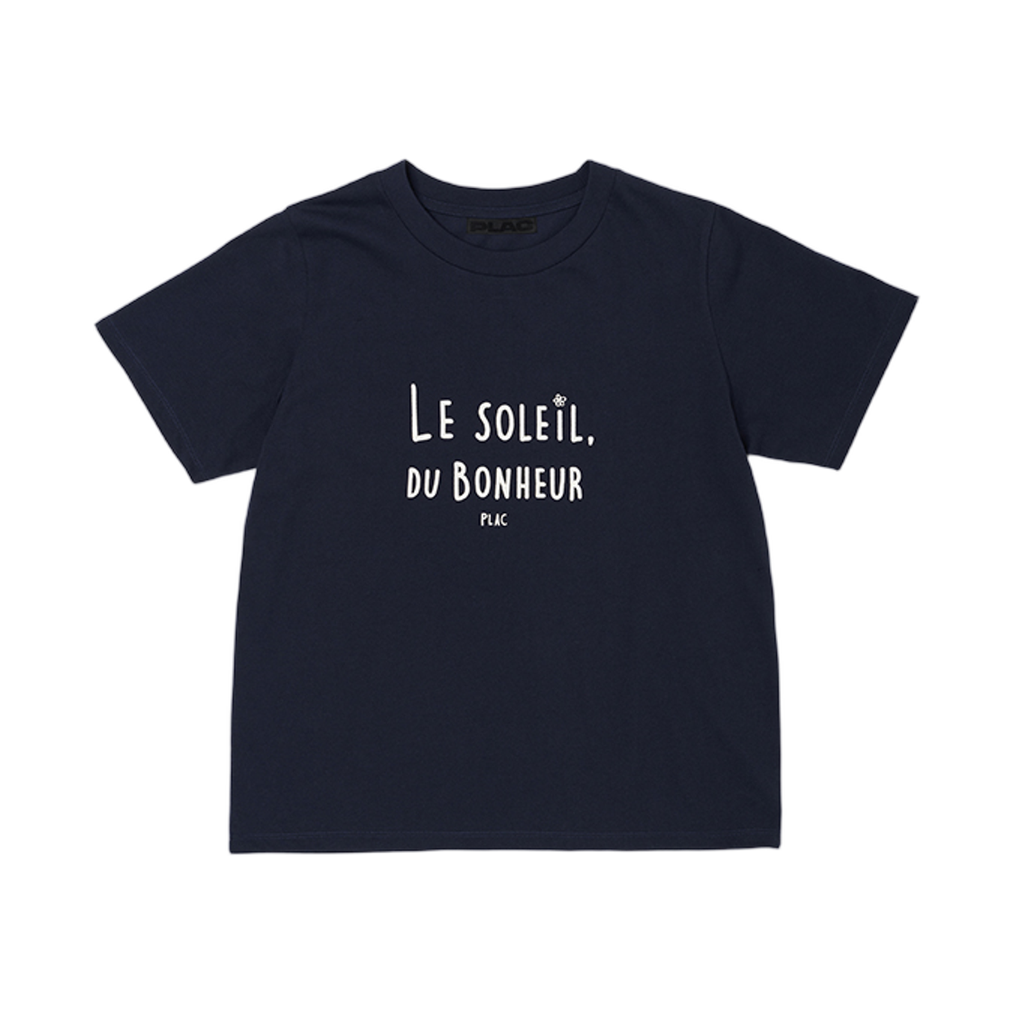 (W) 플랙 보누르 숏슬리브 티셔츠 네이비((W) PLAC Bonheur Short Sleeve T-Shirt Navy) - 1