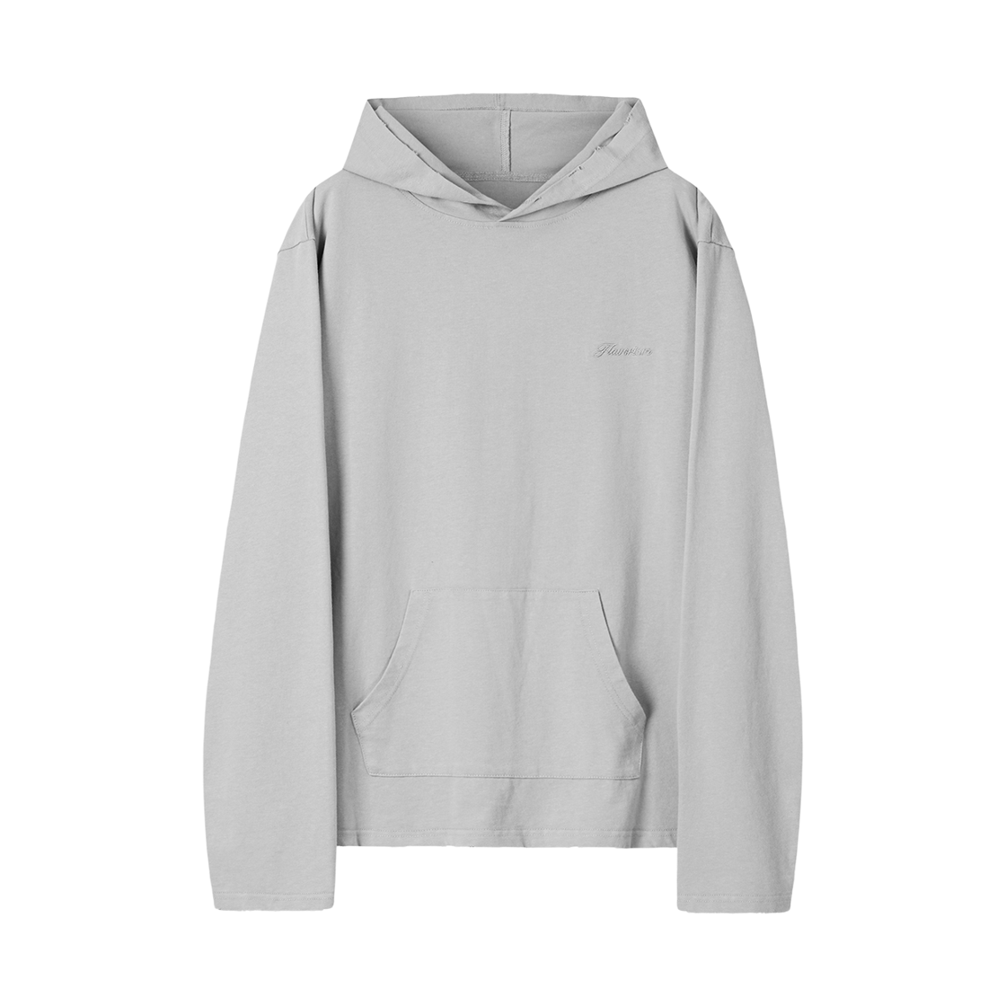 TT0095-1 Flavorism Hoodie Long Sleeve Gray