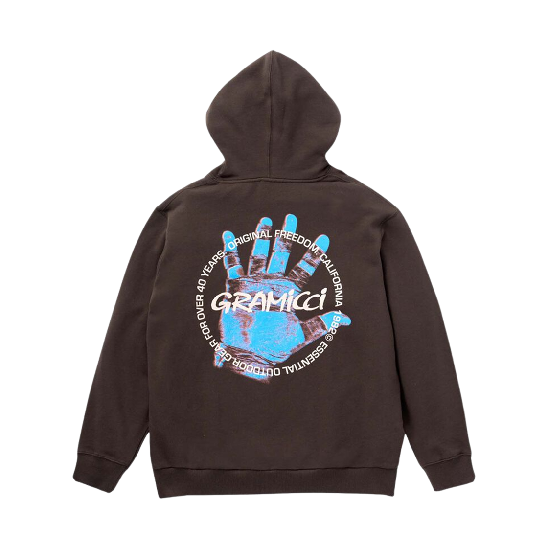 그라미치 클라이머 핸드 후드 스웨트셔츠 다크 브라운 - US 사이즈(Gramicci Climber Hand Hoodie Sweatshirt Dark Brown - US Sizing) - 2