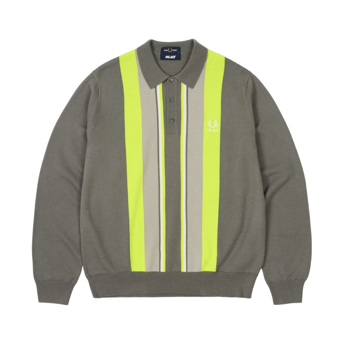 팔라스 x 프레드 페리 롱슬리브 니트 셔츠 페더 - 25FW