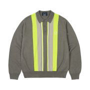 Palace x Fred Perry Long Sleeve Knitted Shirt Feather - 25FW